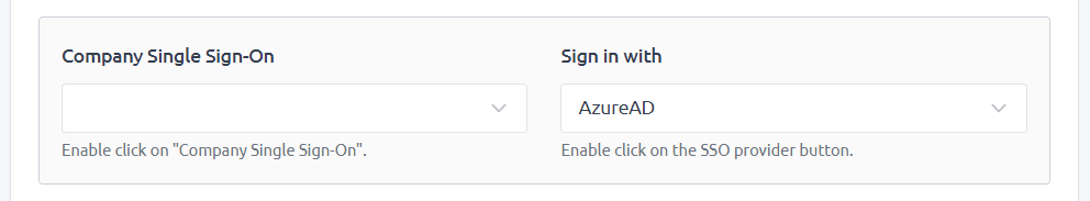Enable Sign in with